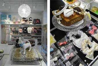 店舗名はフランス語で「お気に入りのワンちゃん」です。